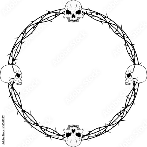 Skulls and thorns