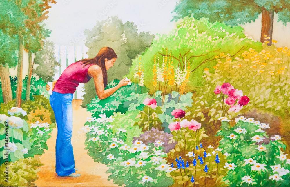 Obraz premium The Flower Garden