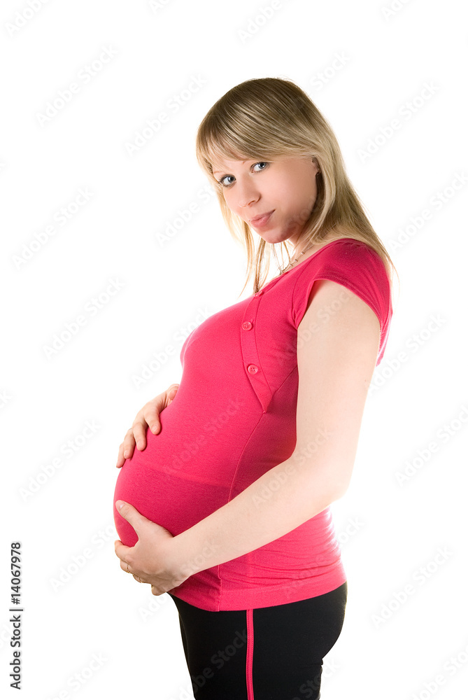 Happy pregnant woman Happy pregnant woman