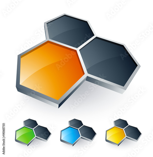 Business logo design color collection