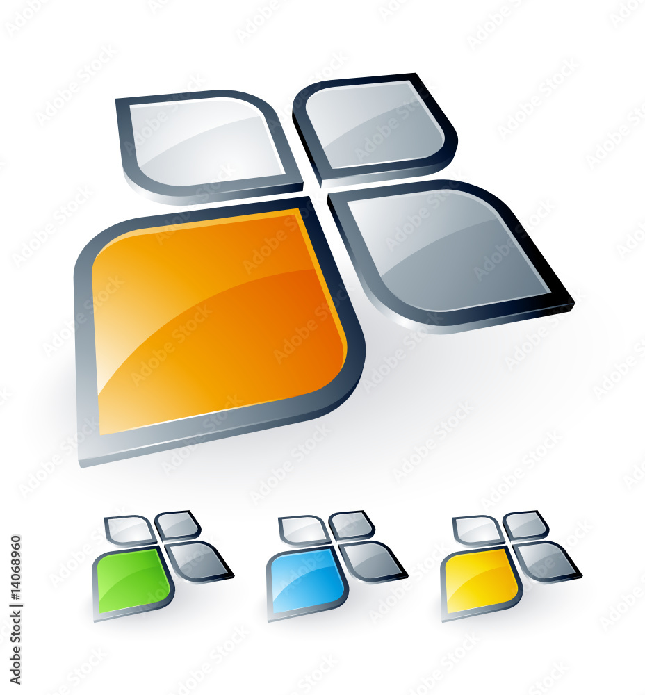 Business logo design color collection