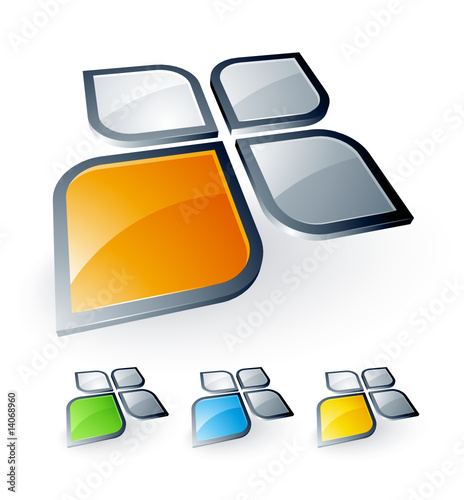 Business logo design color collection