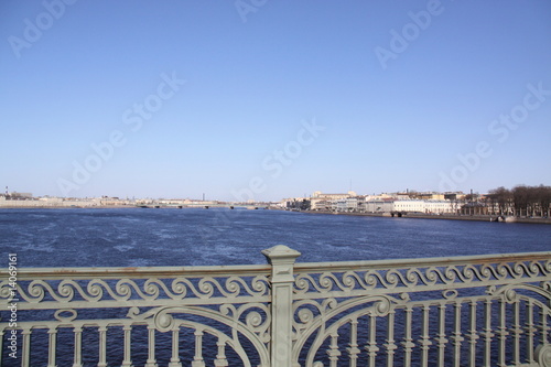 Obraz na plátně Rio Neva, San Petersburgo