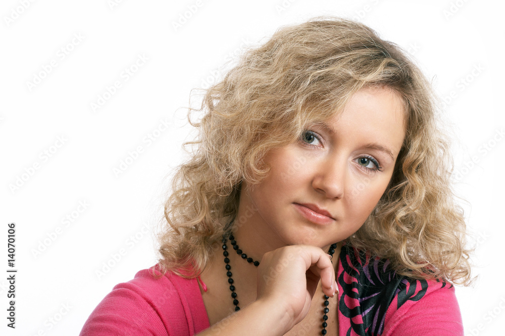 Close-up portrait of sexy caucasian young woman Close-up portrait of sexy caucasian young woman