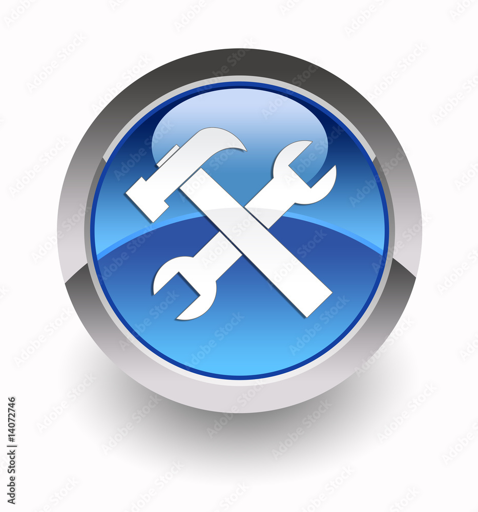 Tools glossy icon Tools glossy icon
