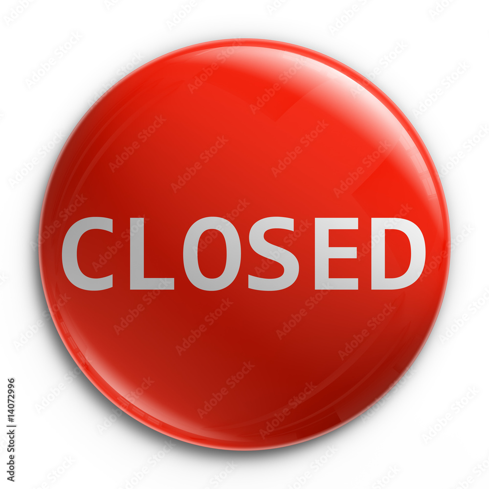 badge - closed