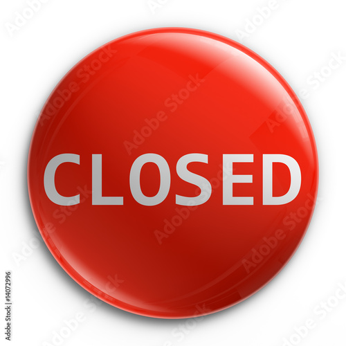 badge - closed