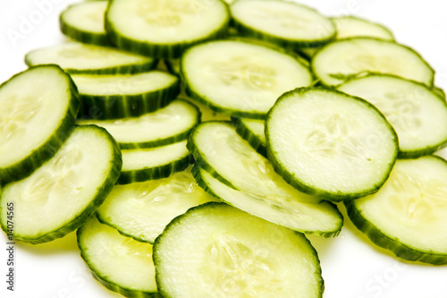 Sliced Cucumbers