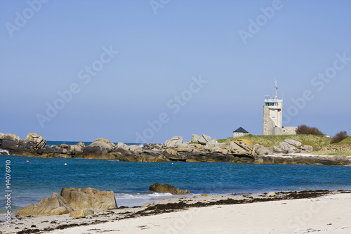 view of a beach in brittany