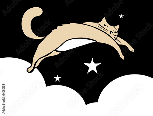 Leaping Cat
