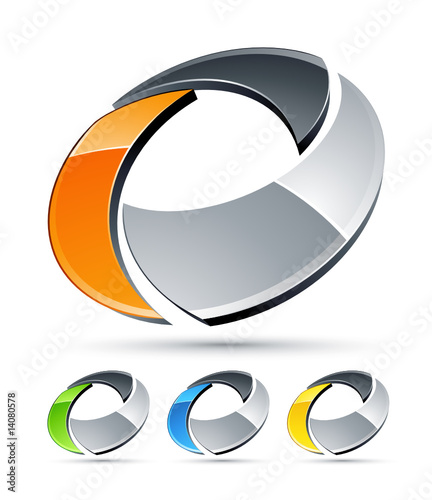 Business logo design color collection