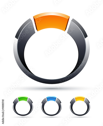 Business logo design color collection