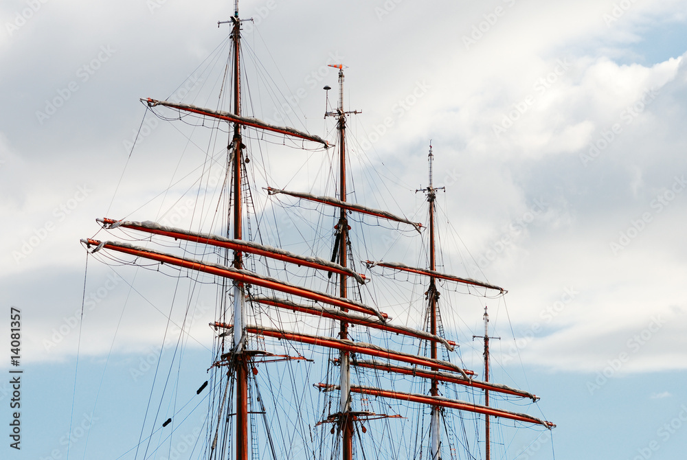 Mast of old ship