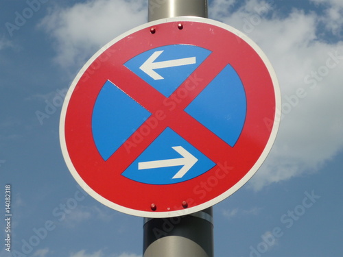 Verkehrsschild Halteverbot