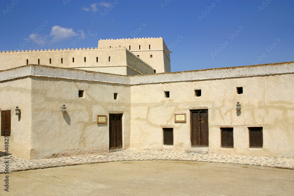 Ricostruzione storica di villaggio musulmano - Emirati Arabi