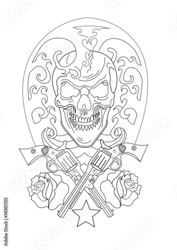 Geistertattoo als Vorlage