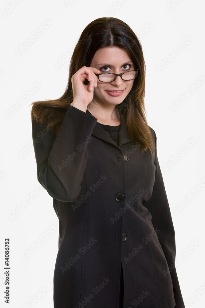 Woman in eyeglasses Woman in eyeglasses