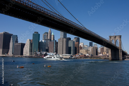 Brooklyn Bridge and Manhattan in New York City