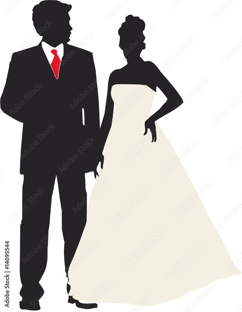 husband & wife just married at wedding party husband & wife just married at wedding party