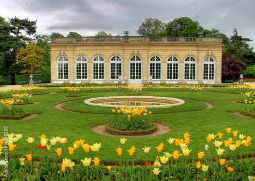 Foto pavillon dans le parc de bagatelle