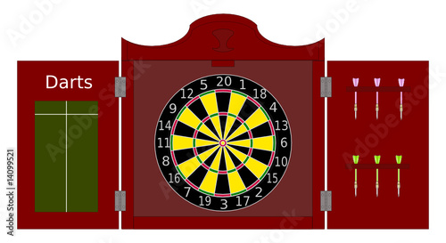 Jeu de fléchettes