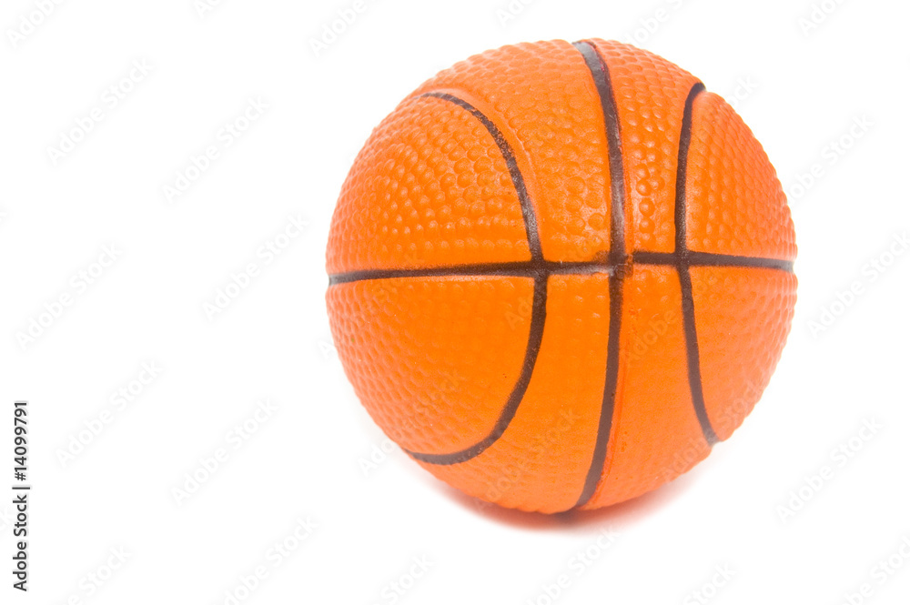 Basketball ball. Isolated on white