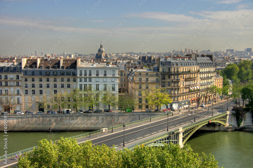 Naklejka premium pont de paris
