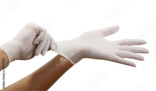 Surgical gloves photo