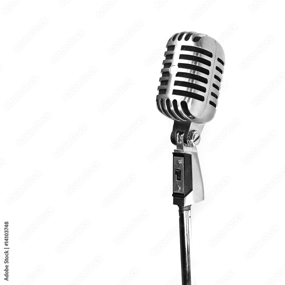 Fototapeta premium microphone vintage