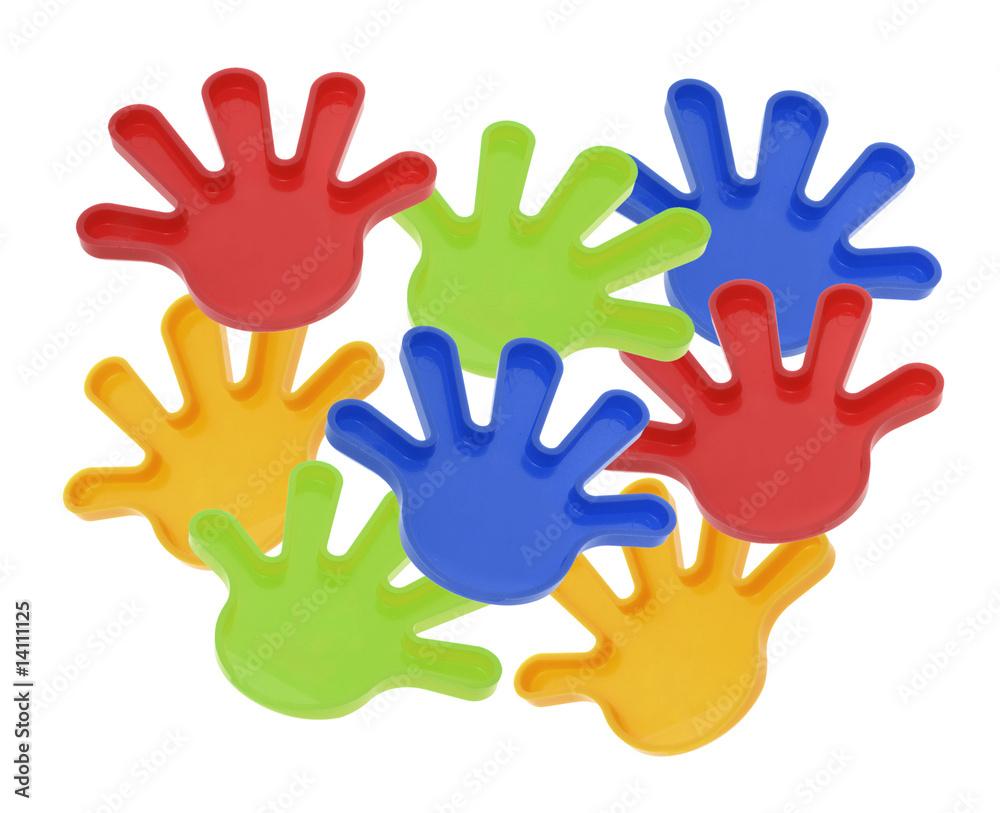 Obraz premium Plastic Toy Hands