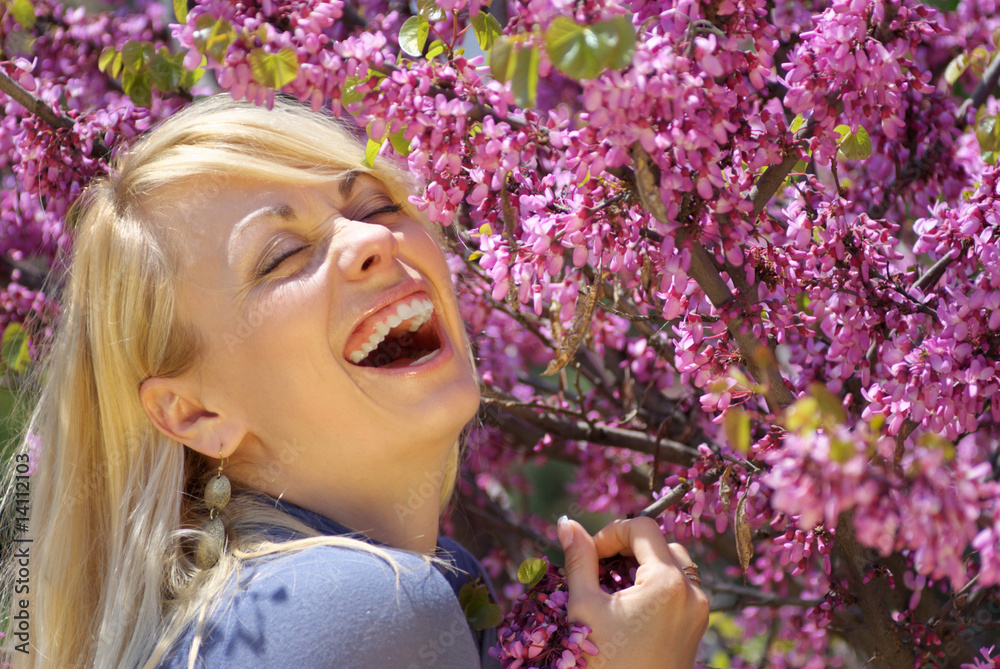 Woman in blossom Woman in blossom