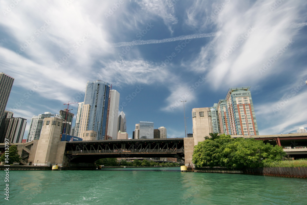 Obraz premium Waterfront,CHICAGO_USA