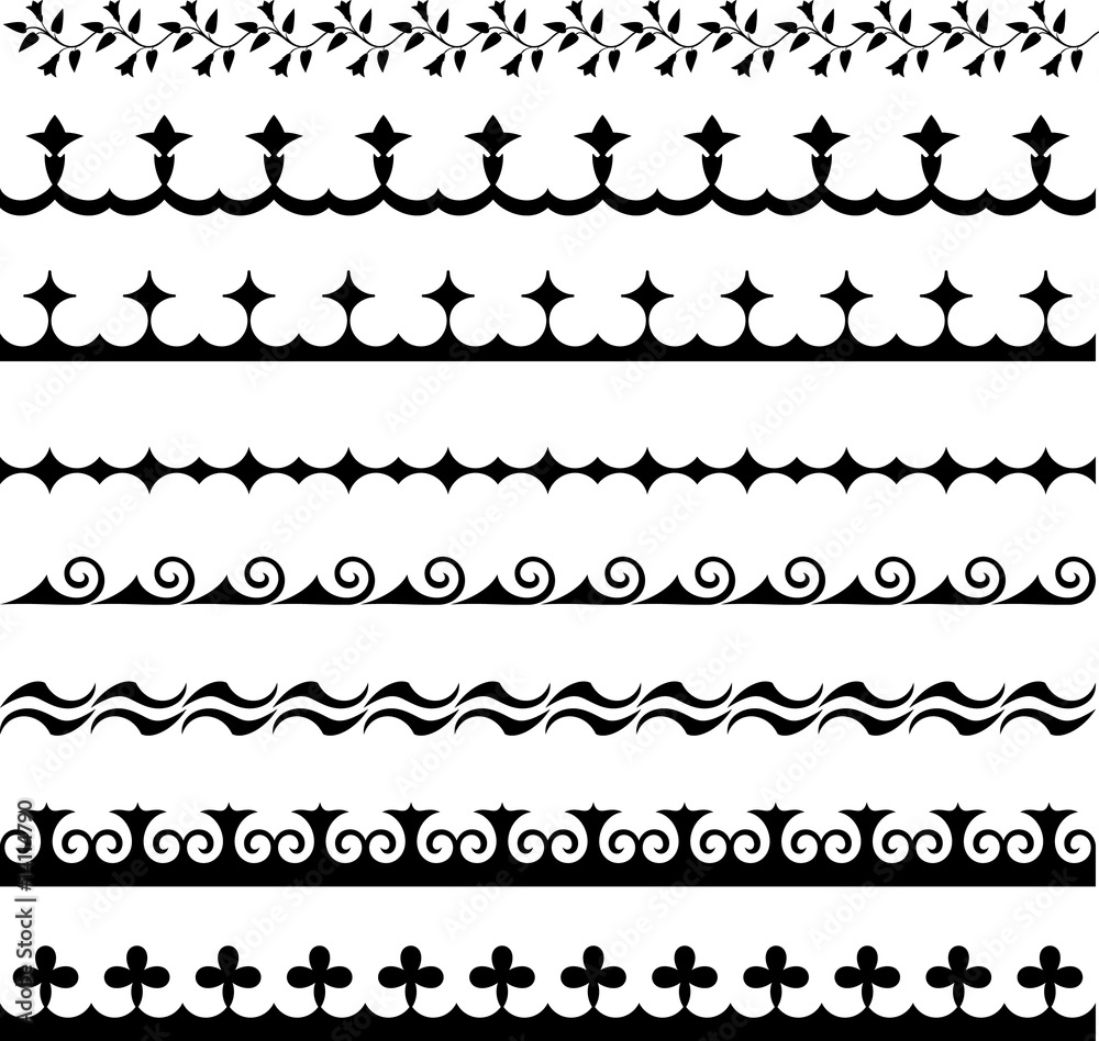 Set of original vector design elements