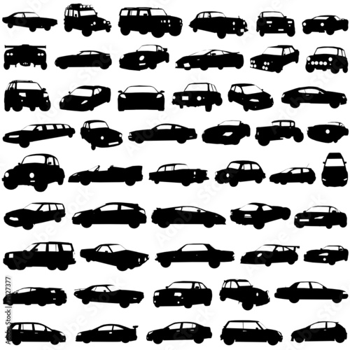 set of cars vector