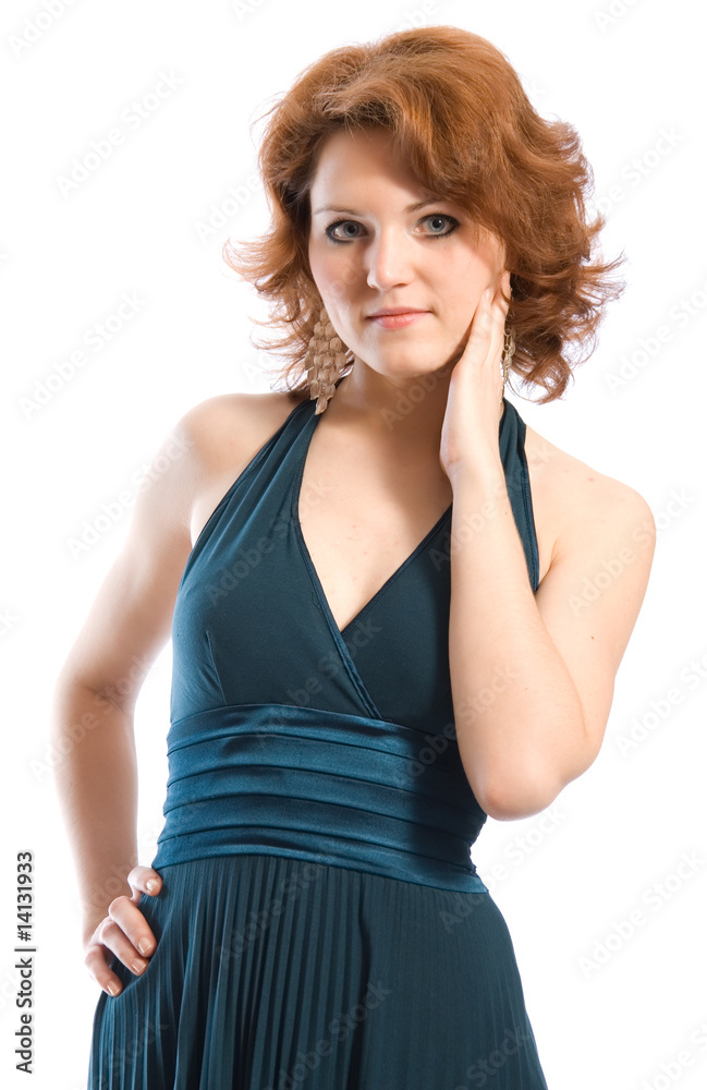 Young woman in dress Young woman in dress