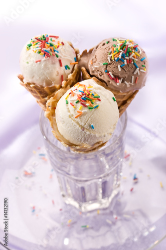 ice-cream with knick-knackery