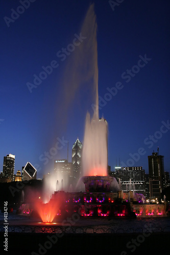 Buckingham Fountain à CHICAGO_USA