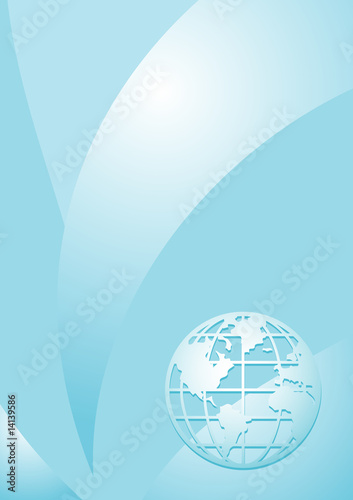 Blue vertical vector background