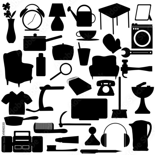 Household Silhouettes items