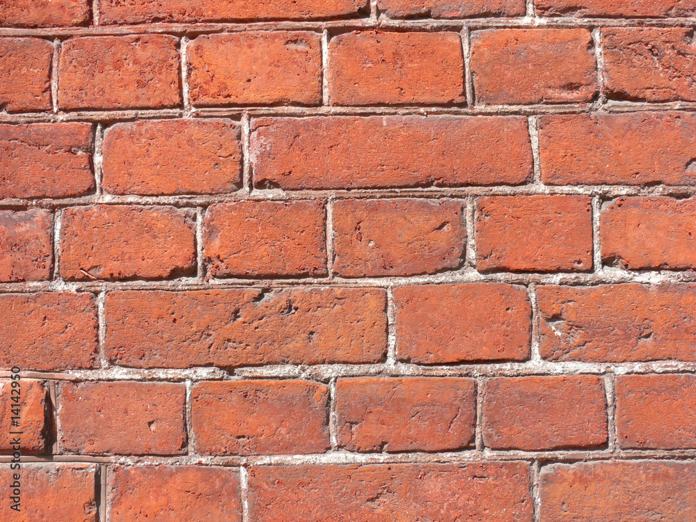 Rote Ziegelsteinmauer Rote Ziegelsteinmauer
