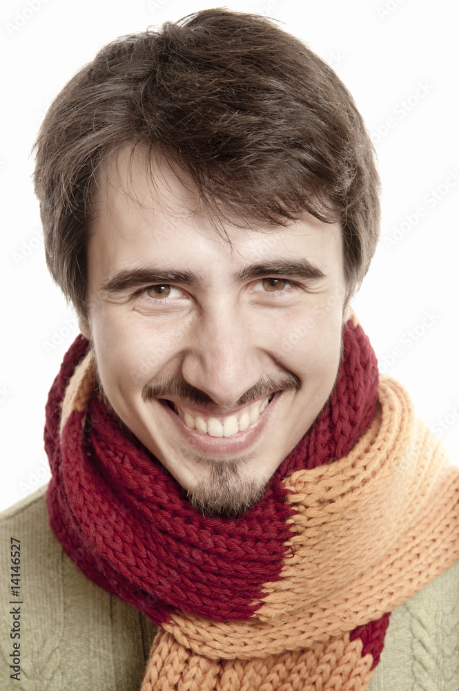 Joyful young man Joyful young man