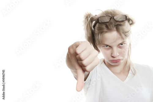 Canvas Print Expressive gesture