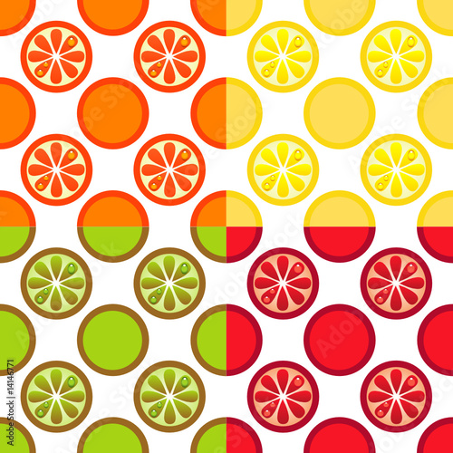 Seamless Fruit Pattern