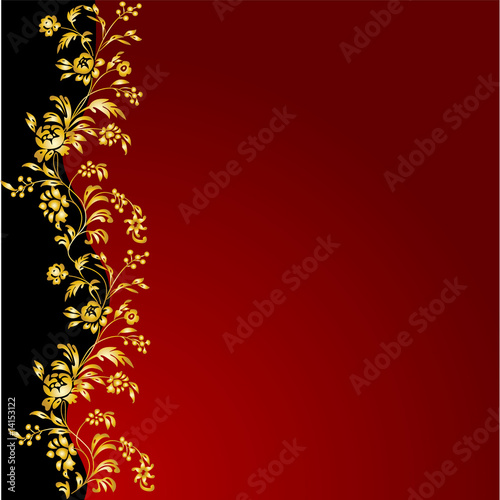 the vector floral background
