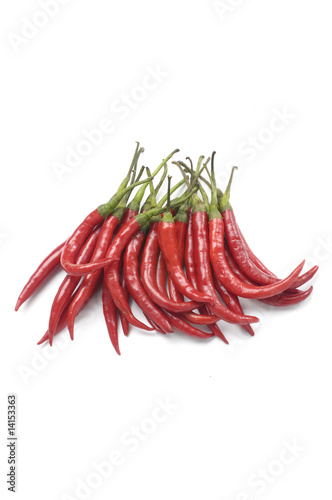 Red Hot Peppers on white