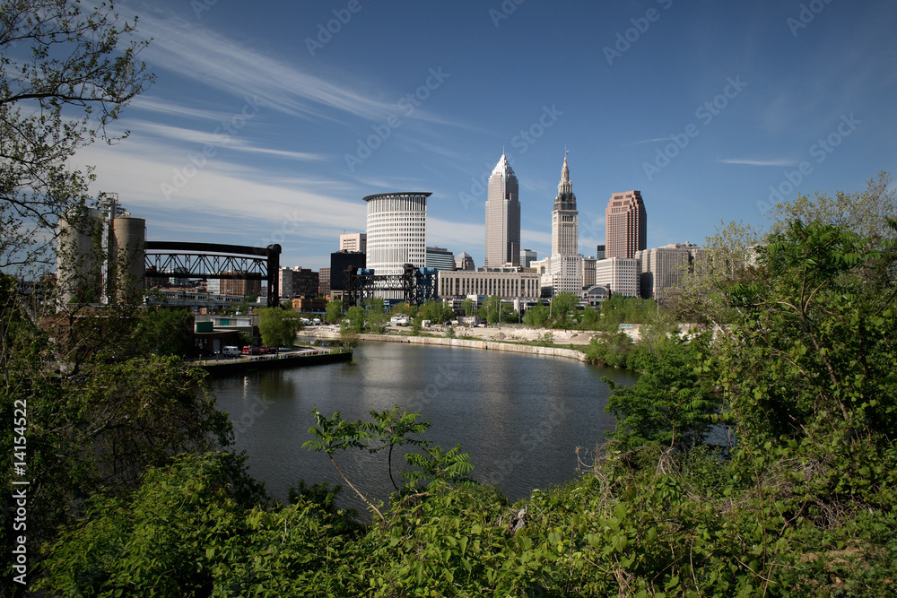 Obraz premium Cleveland Ohio Skyline