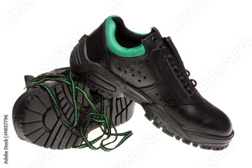 Safety shoes.