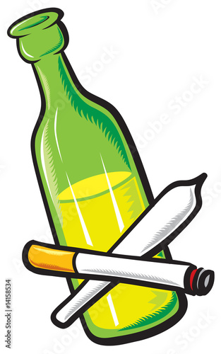 Alcohol, cigarettes and drugs.