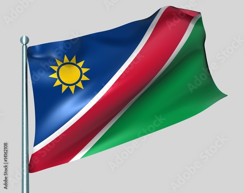 Nationalflagge Namibia photo