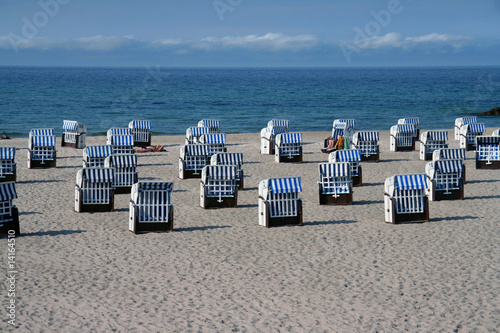 Strandkörbe am Strand von Kühlungsborn, Ostsee